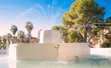 water fountain at Old Main Bldg., Univ. of Arizona