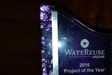 2016 WateReuse Arizona Project of the Year trophy